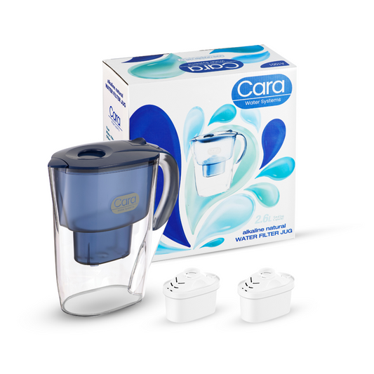 Cara Water Filter Jug 2.6Ltr with Two Alkaline Filter