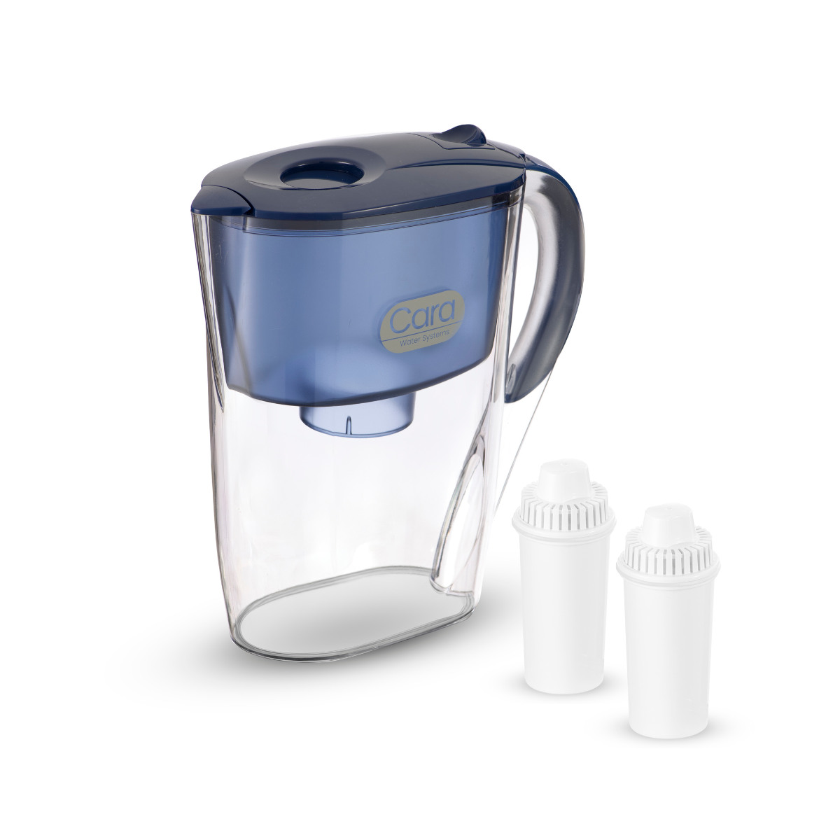 Cara Water Filter Jug 2.6Ltr with Two Coconut Carbon Resin Filter